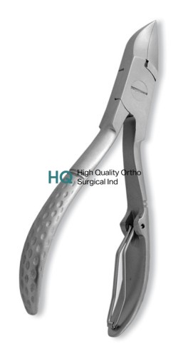 Nail Cutter, Single Spring. Mirror Finish.
