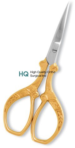 Fancy Scissor. Half Gold
