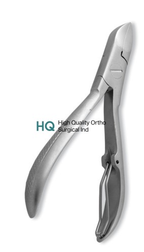 Nail Cutter, Single Spring. Mirror Finish.