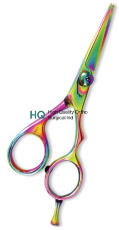 Professional Hair Cutting Scissor with razor edge. Multicolor Coating