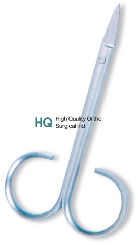 Cuticle Scissor. Satin Finish.