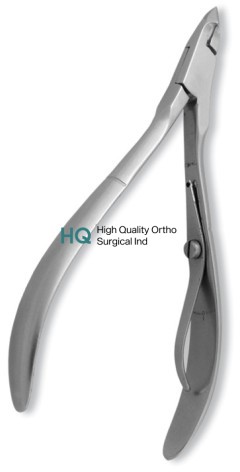 Cuticle Nipper, Single Spring. Mirror Finish.