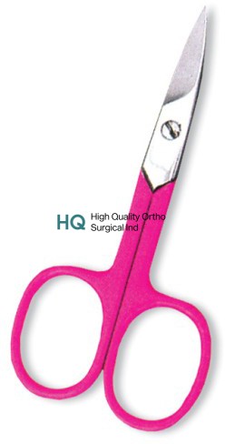 Nail Scissor. Half Color Coating.