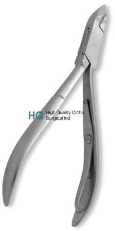 Cuticle Nipper, Single Spring. Mirror Finish.