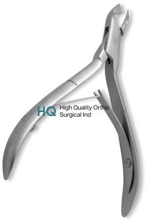 Cuticle Nipper, Single Spring. Mirror Finish.